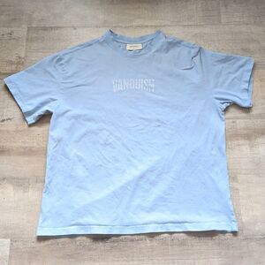 VANQUISH Blue Short Sleeve T Shirt Sz XL Heavy Cotton TEE